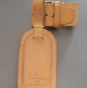 Authentic Louis Vuitton Luggage Tag